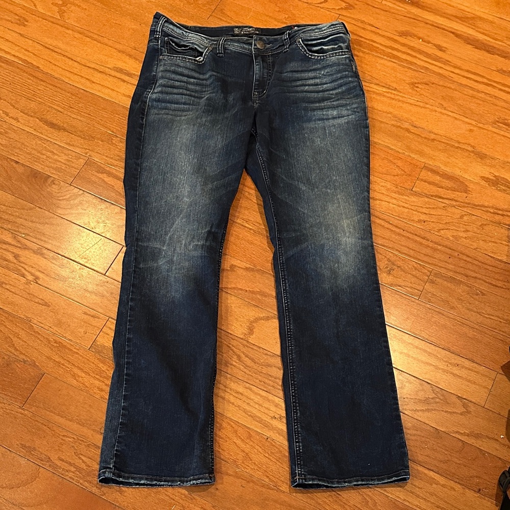 Silver Jeans Dark Blue Women's Boot Cut Jeans